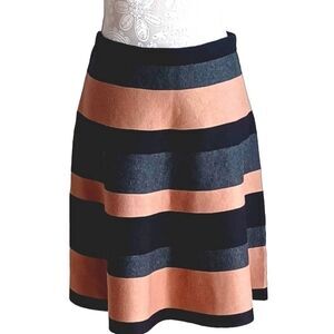 Spense Knit stripe skirt 10 petite